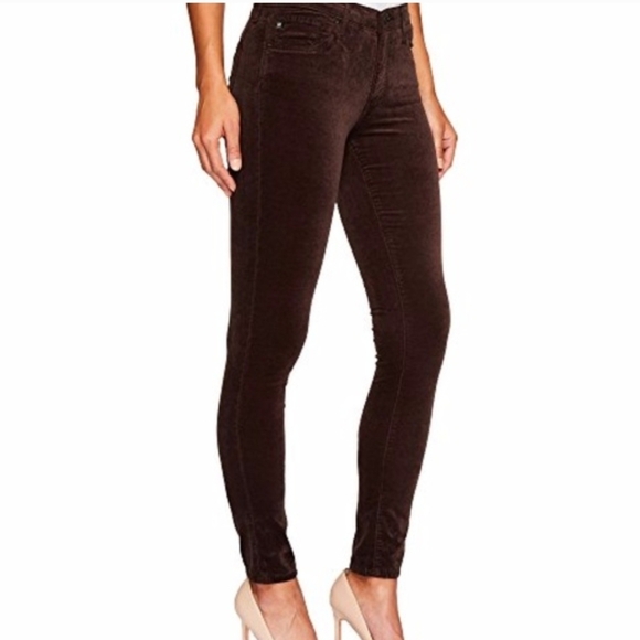 SALE!  AG Adriano Goldschmied Espresso Skinny Jeans Mid Rise - Picture 2 of 7